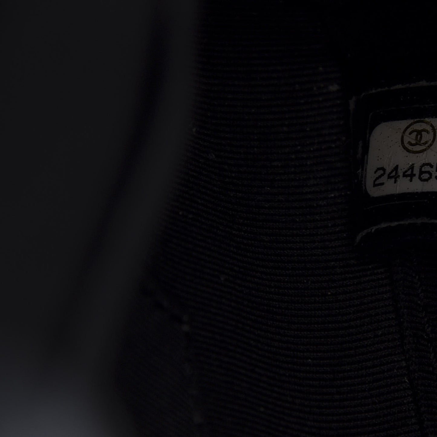 Caviar Stitched Shopping Tote Black