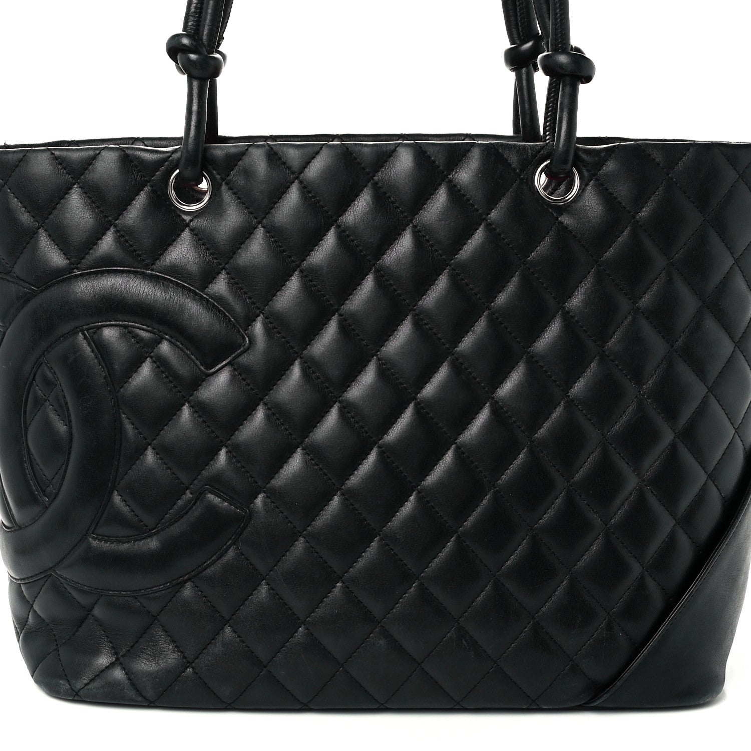 Chanel Calfskin Quilted Large Cambon Tote Black 8 of 11