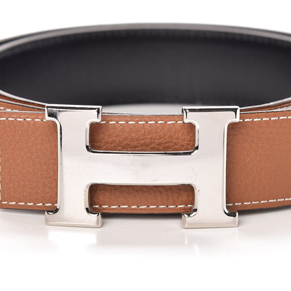 Hermes Box Togo 32mm H Belt 90 Black Gold 4 of 9