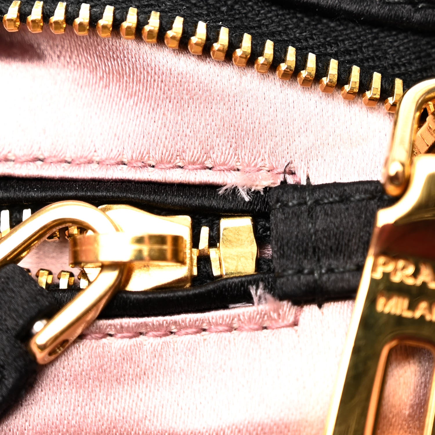 Prada Satin Raso Evening Clutch Black 9 of 10