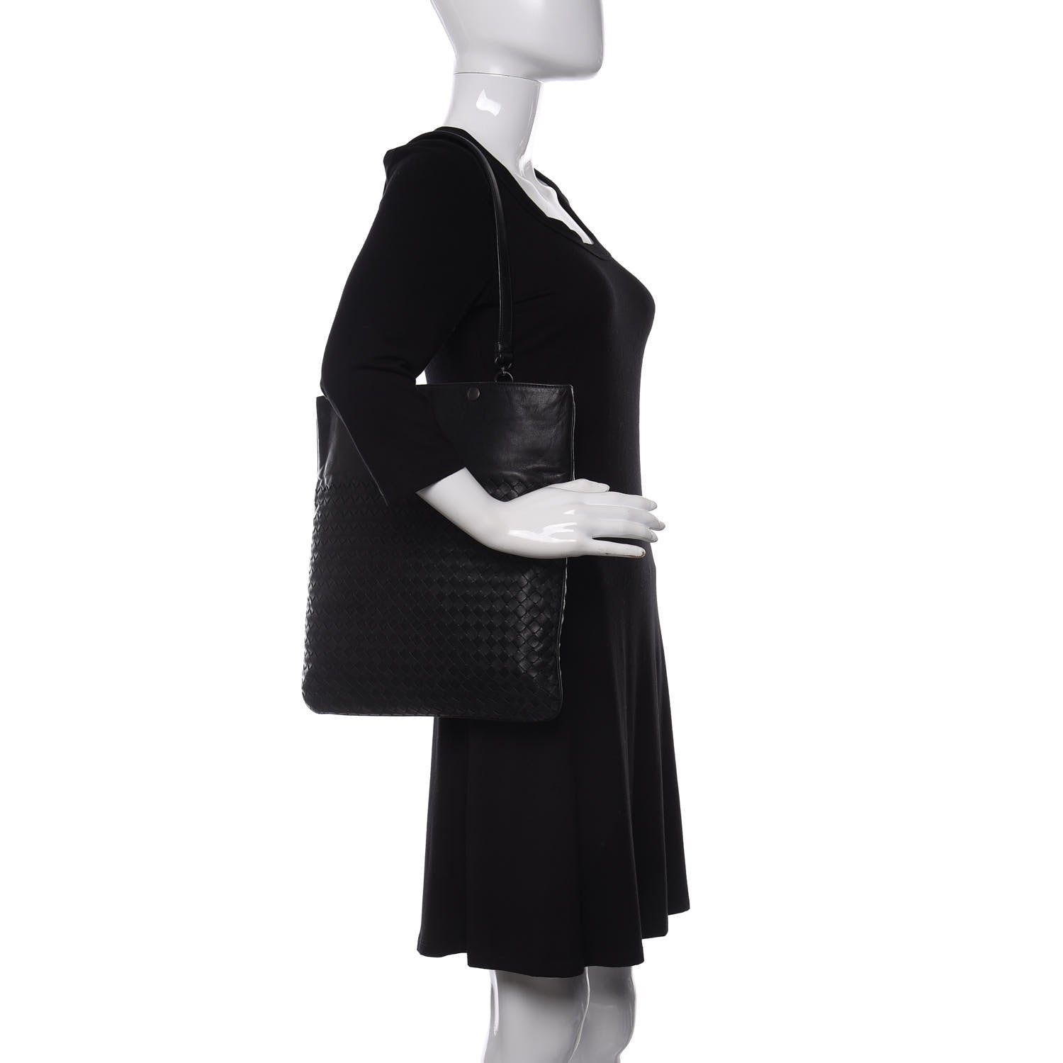 Bottega Veneta Nappa Intrecciato Tote Black 　　　　　 2 of 14
