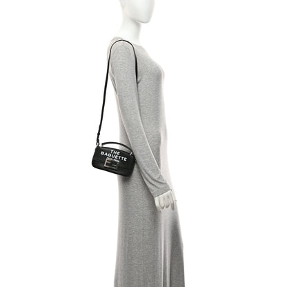 Fendi X MARC JACOBS Nappa Logo Phone Baguette Black 2 of 11