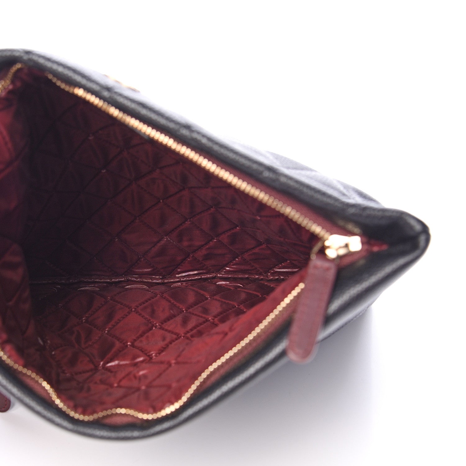 Chanel Caviar Quilted CC Beauty Clutch Black 4 of 7