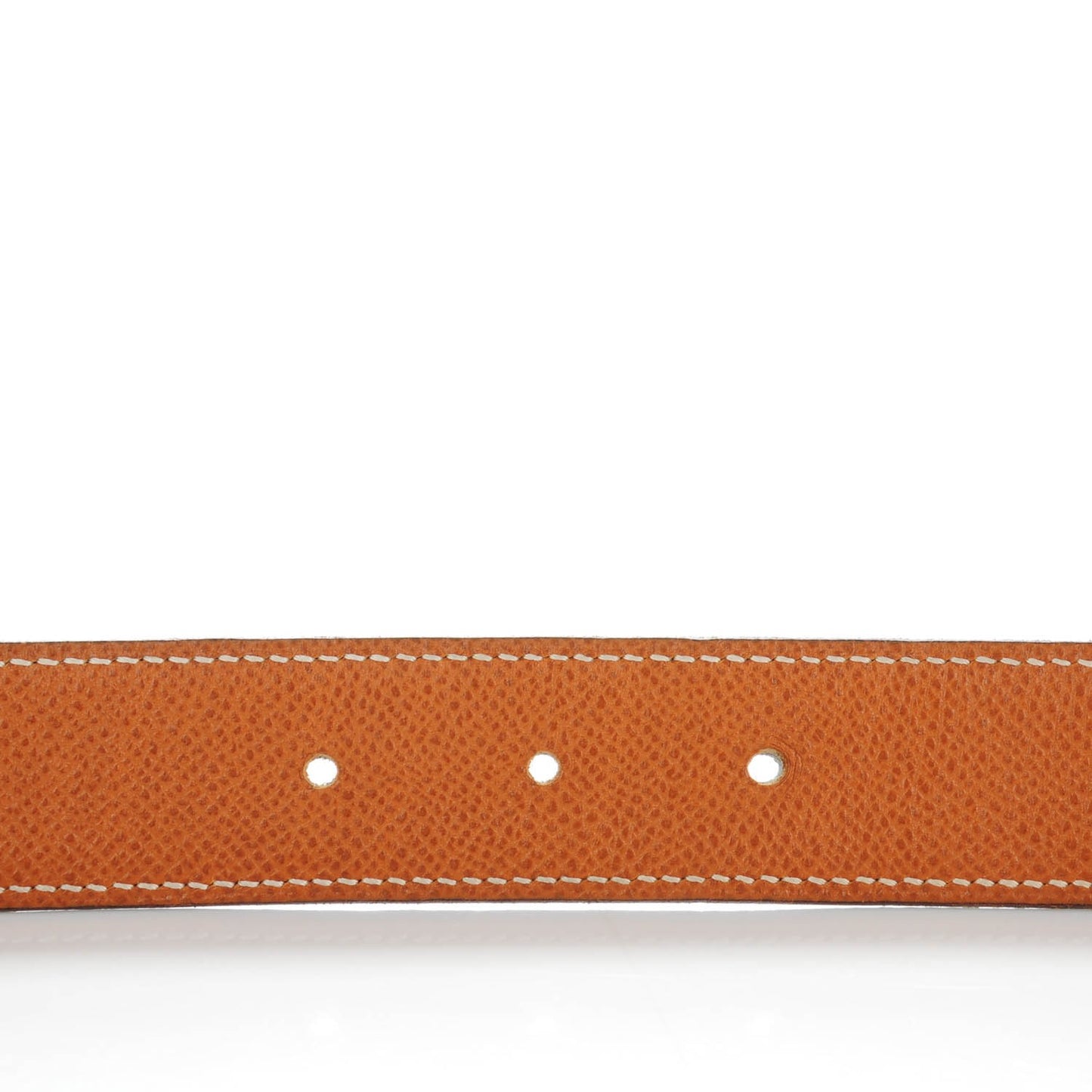 Box Courchevel 32mm H Belt 85 Black Gold