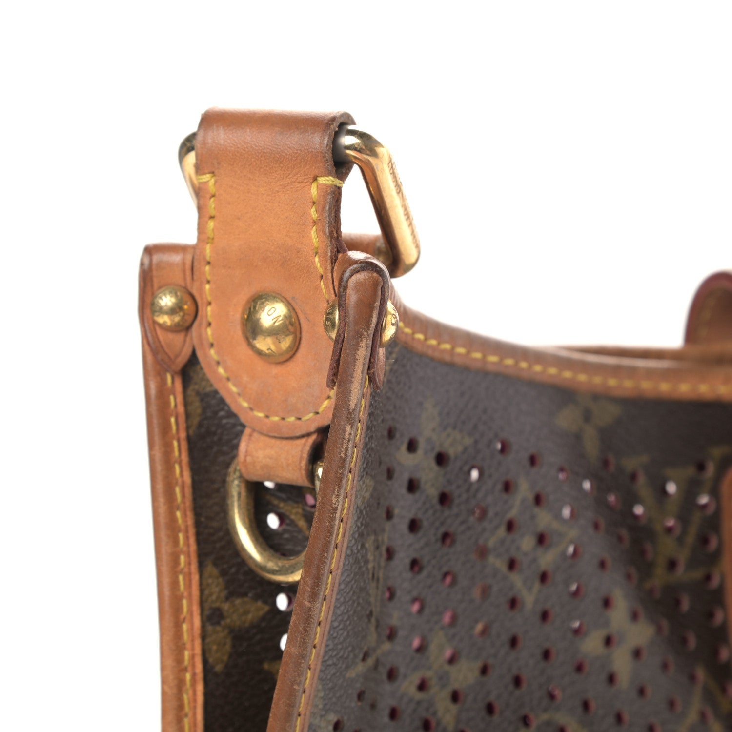 Louis Vuitton Monogram Perforated Musette Fuchsia 11 of 13