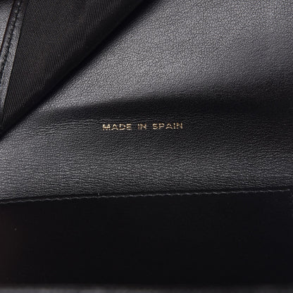 Chanel Caviar Chevron Quilted Boy Compact Wallet Black 6 of 9