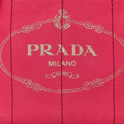 Prada Canapa Small Logo Tote Peonia 9 of 11