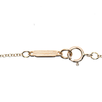 Tiffany 18K Yellow Gold Twist Round Charm Necklace 4 of 5