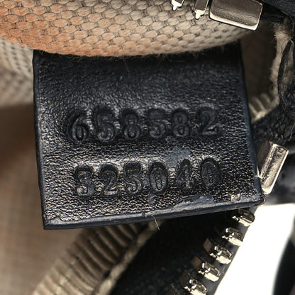 Gucci Calfskin GG Tennis Embossed Belt Bag Black 7 of 12