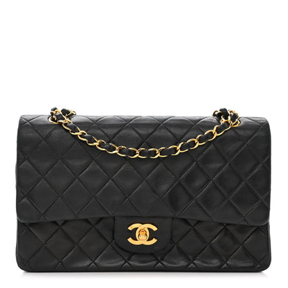 Chanel Lambskin Quilted Medium Double Flap Black 1 of 10