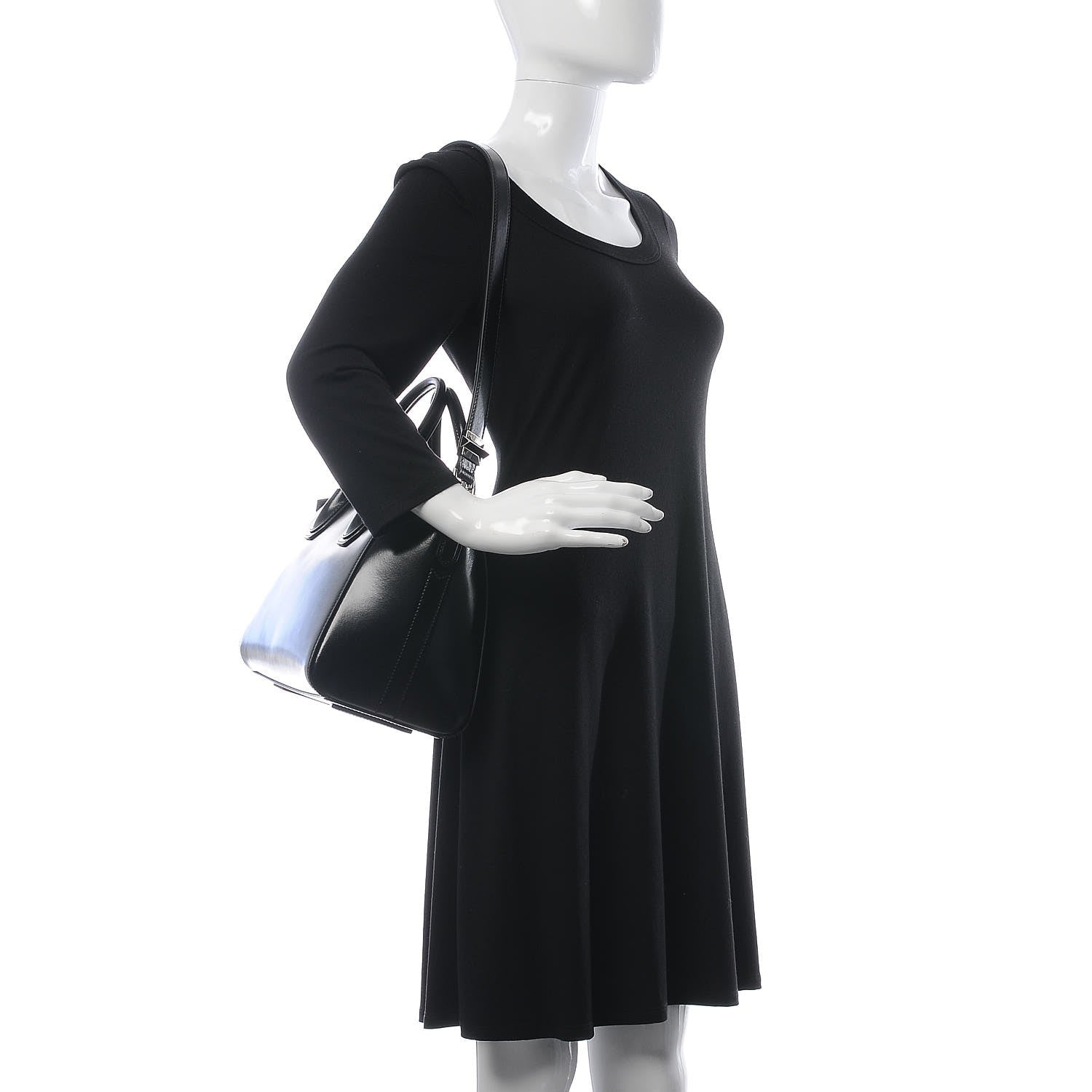Givenchy Shiny Lord Calfskin Small Antigona Black 2 of 7