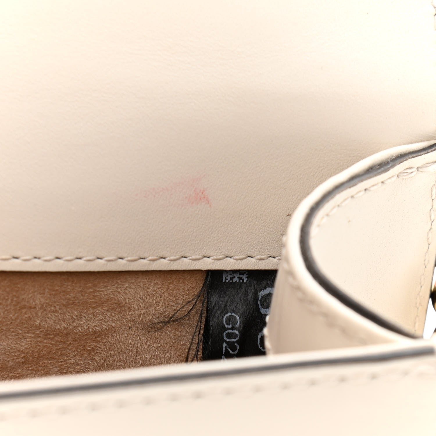 Gucci Calfskin Mini Sylvie Chain Shoulder Bag White 13 of 13