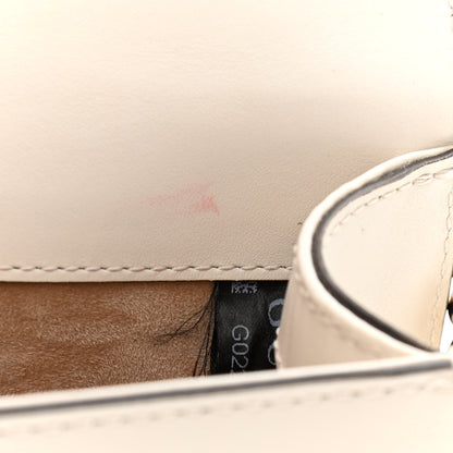 Gucci Calfskin Mini Sylvie Chain Shoulder Bag White 13 of 13