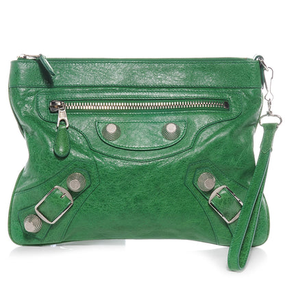 Balenciaga Agneau Giant 21 Handle Flat Clutch Pommier 1 of 7