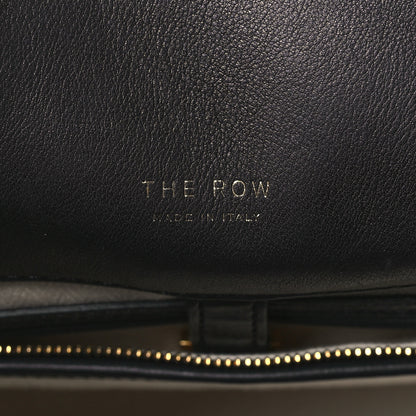 The Row Polished Saddle Calfskin Soft Margaux 15 Black 6 of 9