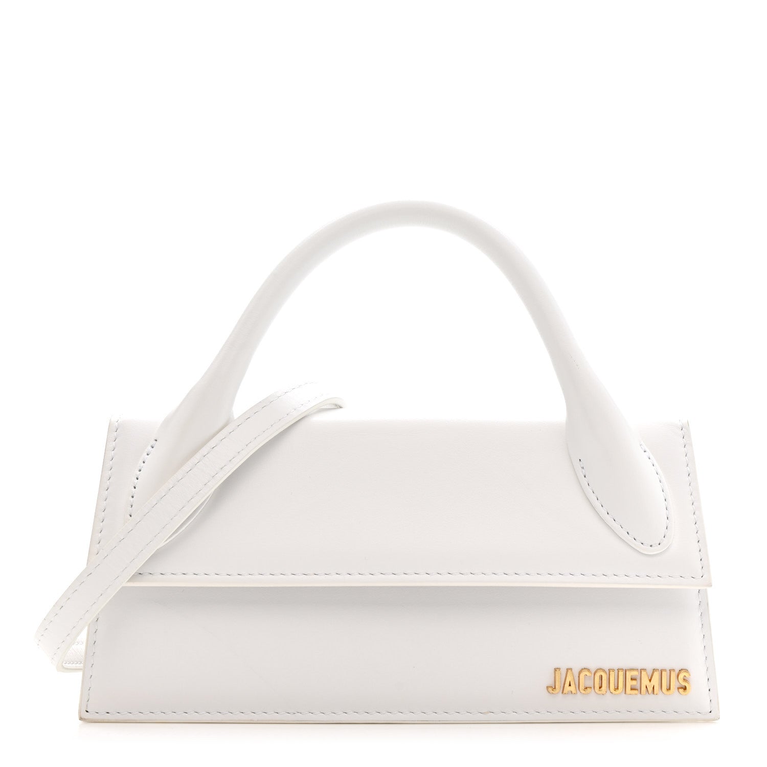 Jacquemus Smooth Calfskin Le Chiquito Long White 1 of 16