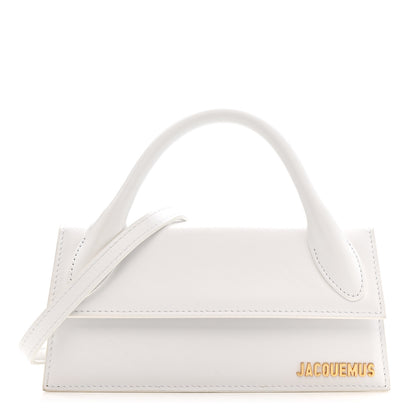 Jacquemus Smooth Calfskin Le Chiquito Long White 1 of 16