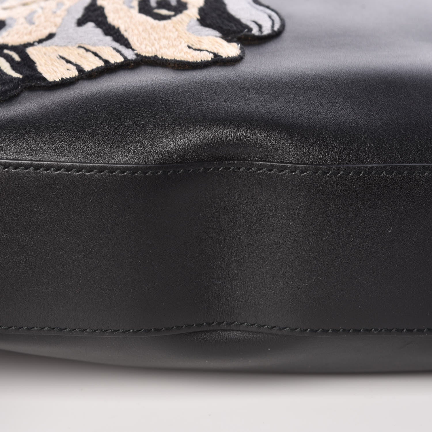 Gucci Calfskin Web Dog Embroidered Large Dionysus Hobo Black 11 of 12