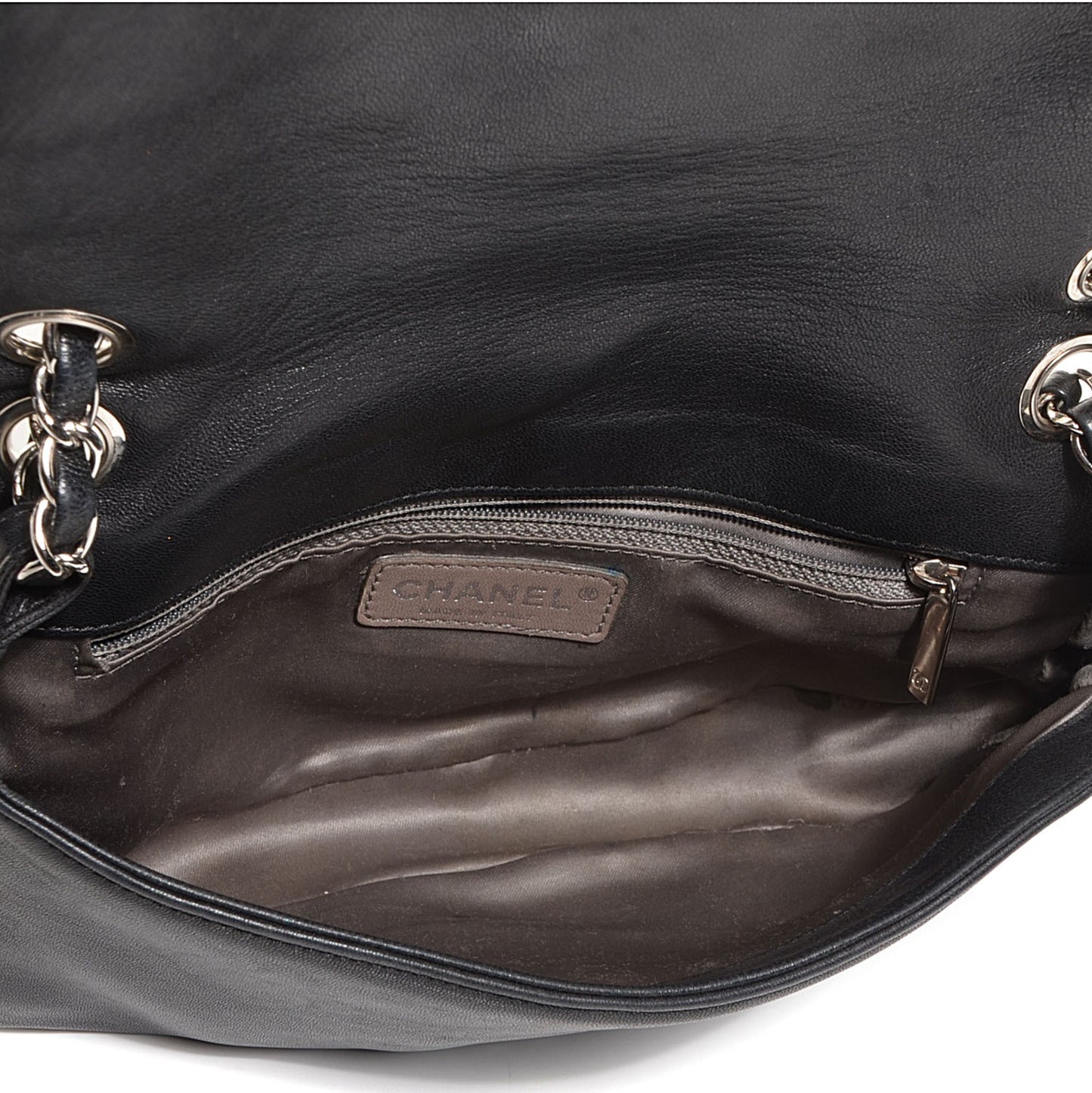 Lambskin Pearl Obsession Flap Black