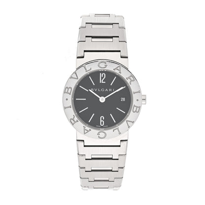 Bulgari Stainless Steel 26mm Quartz Watch Black 1 of 4