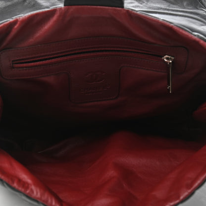 Chanel Lambskin Quilted Coco Cocoon Backpack Black 4 of 4