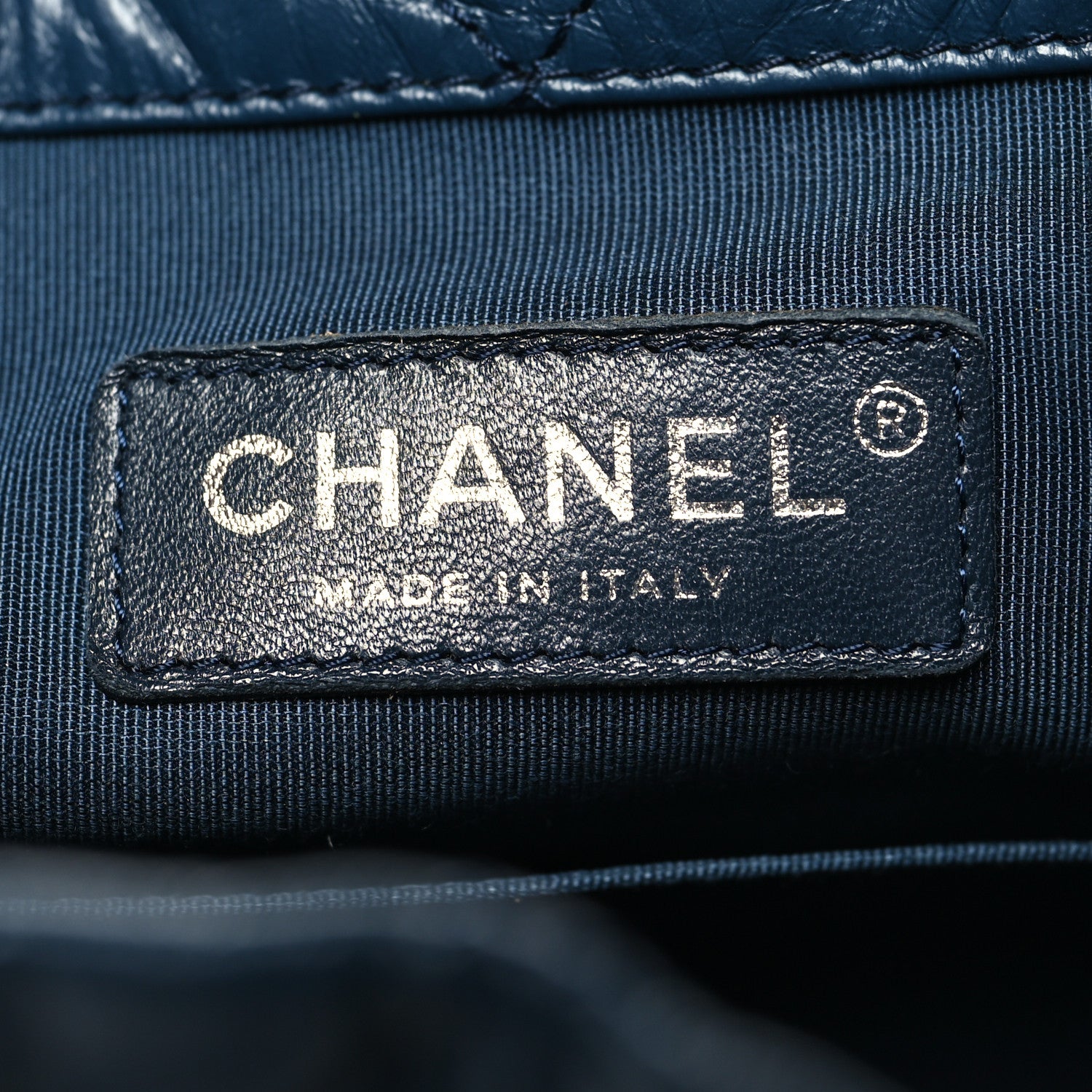 Chanel Aged Calfskin Quilted Small Gabrielle Backpack Navy 6 of 11