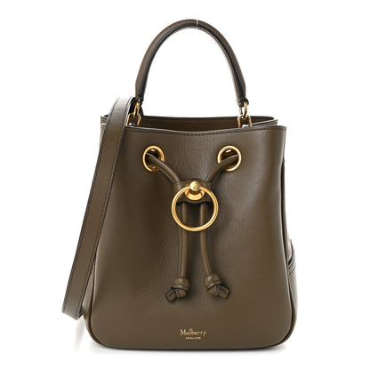 Mulberry Silky Calfskin Small Hampstead Dark Palm 1 of 11