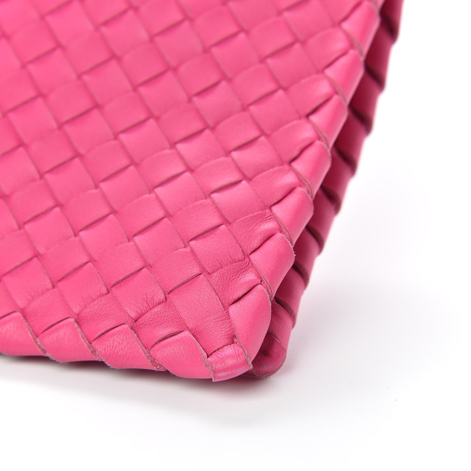 Bottega Veneta Nappa Intrecciato Turnlock Clutch Deco Rosa Shock 10 of 10