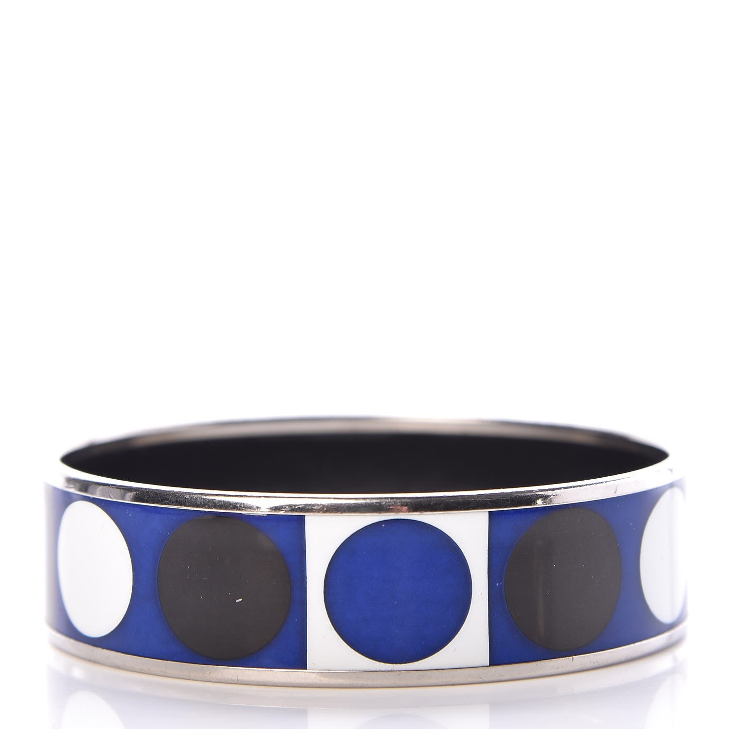 Hermes Enamel Printed Deco Dot Wide Bracelet 70 3 of 5