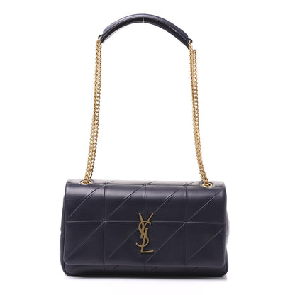 Saint Laurent Lambskin Patchwork Monogram Medium Jamie Dark Notte 1 of 10