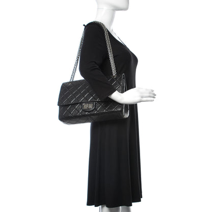 Chanel Aged Calfskin Quilted 2.55 Reissue 227 Flap Black 2 of 9