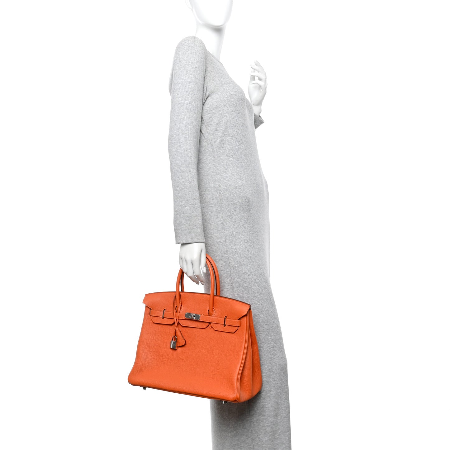 Togo Birkin 35 Orange