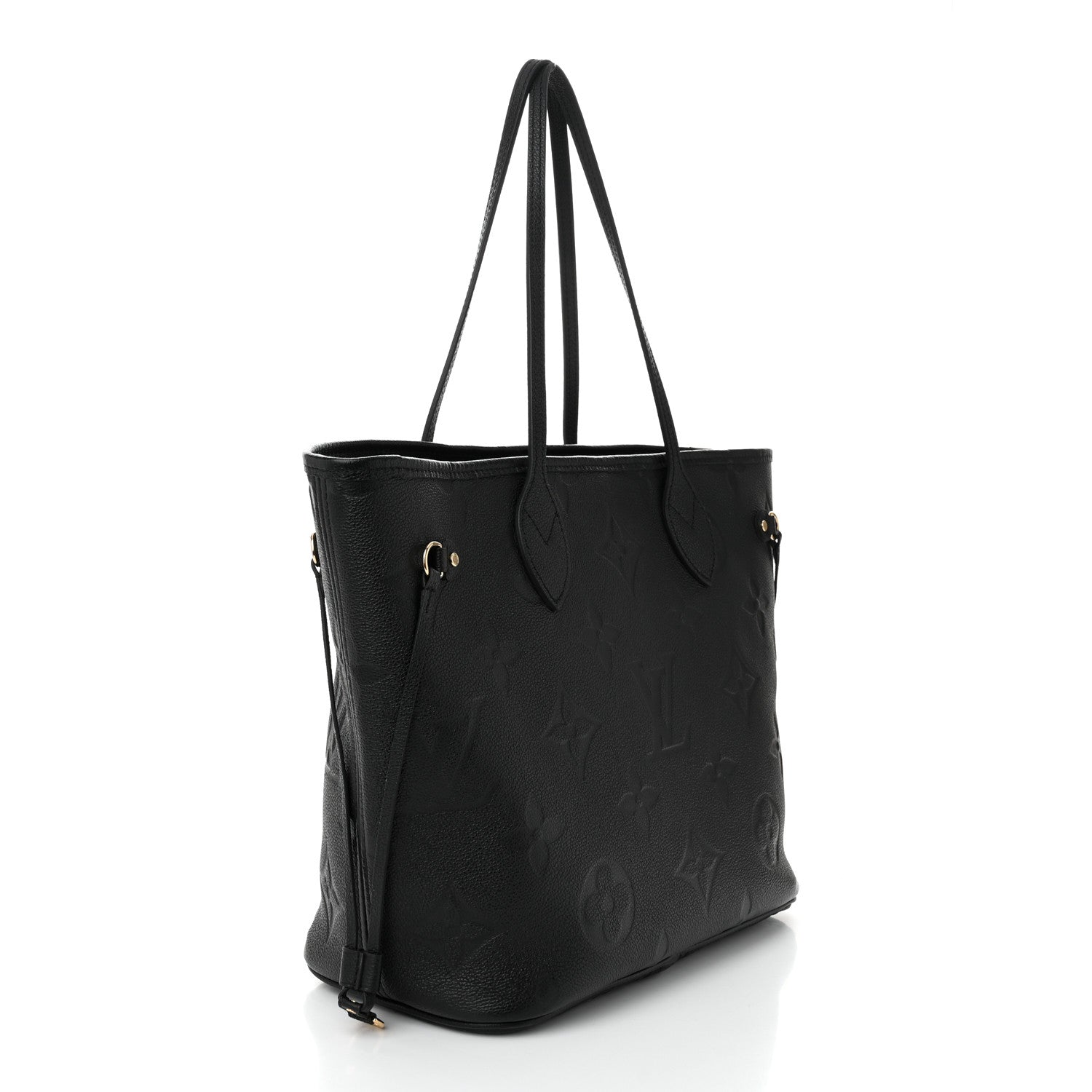 Louis Vuitton Empreinte Monogram Giant Neverfull MM Black 4 of 11