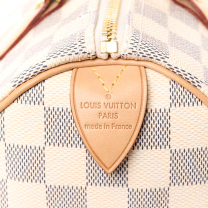Louis Vuitton LOUIS VUITTON Damier Azur Speedy 25 8 of 15