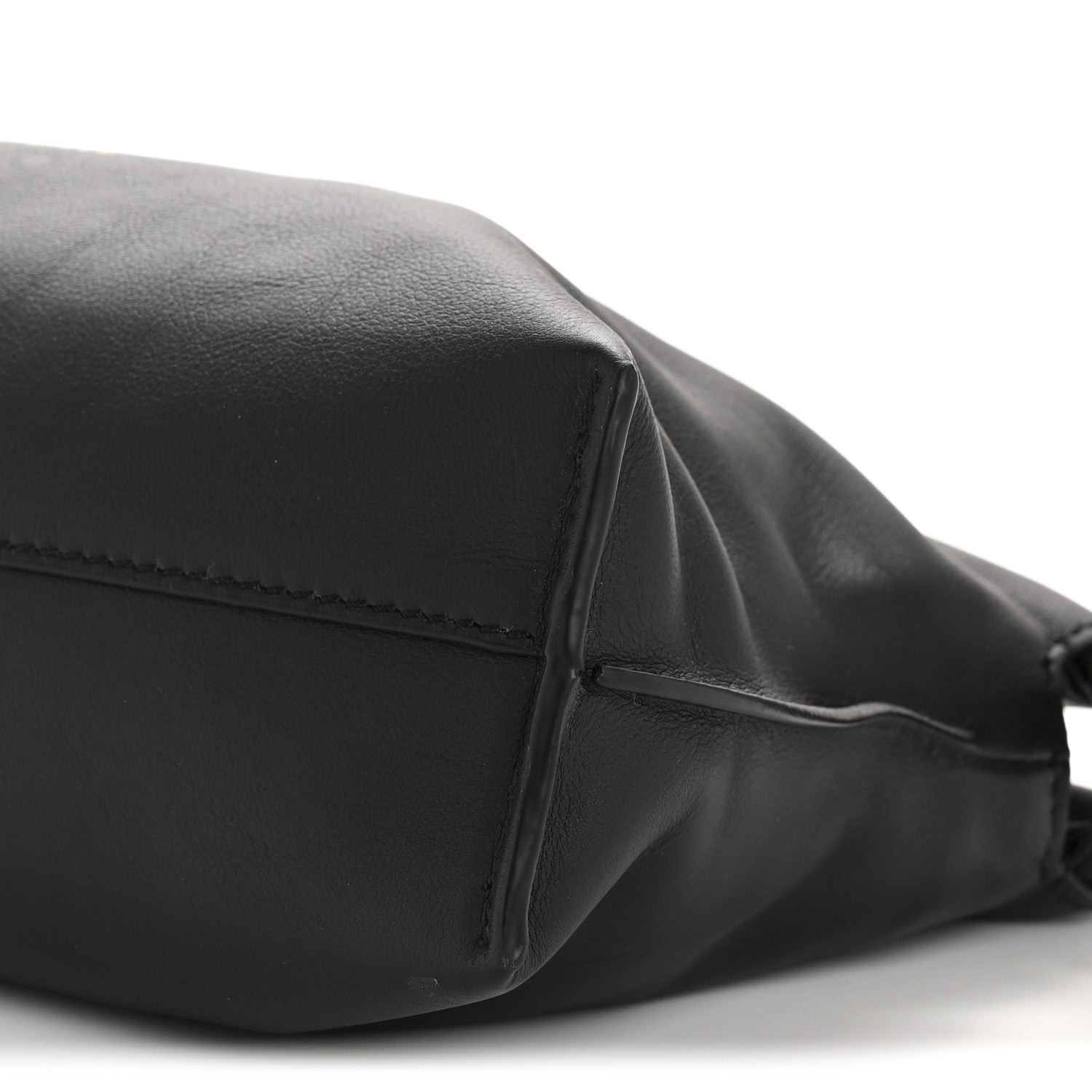 Loewe Calfskin Mini Flamenco Knot Clutch Black 10 of 11