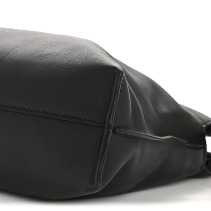 Loewe Calfskin Mini Flamenco Knot Clutch Black 10 of 11
