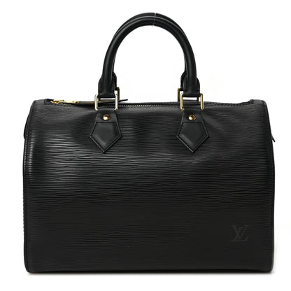 Louis Vuitton Epi Speedy 25 Black 1 of 8