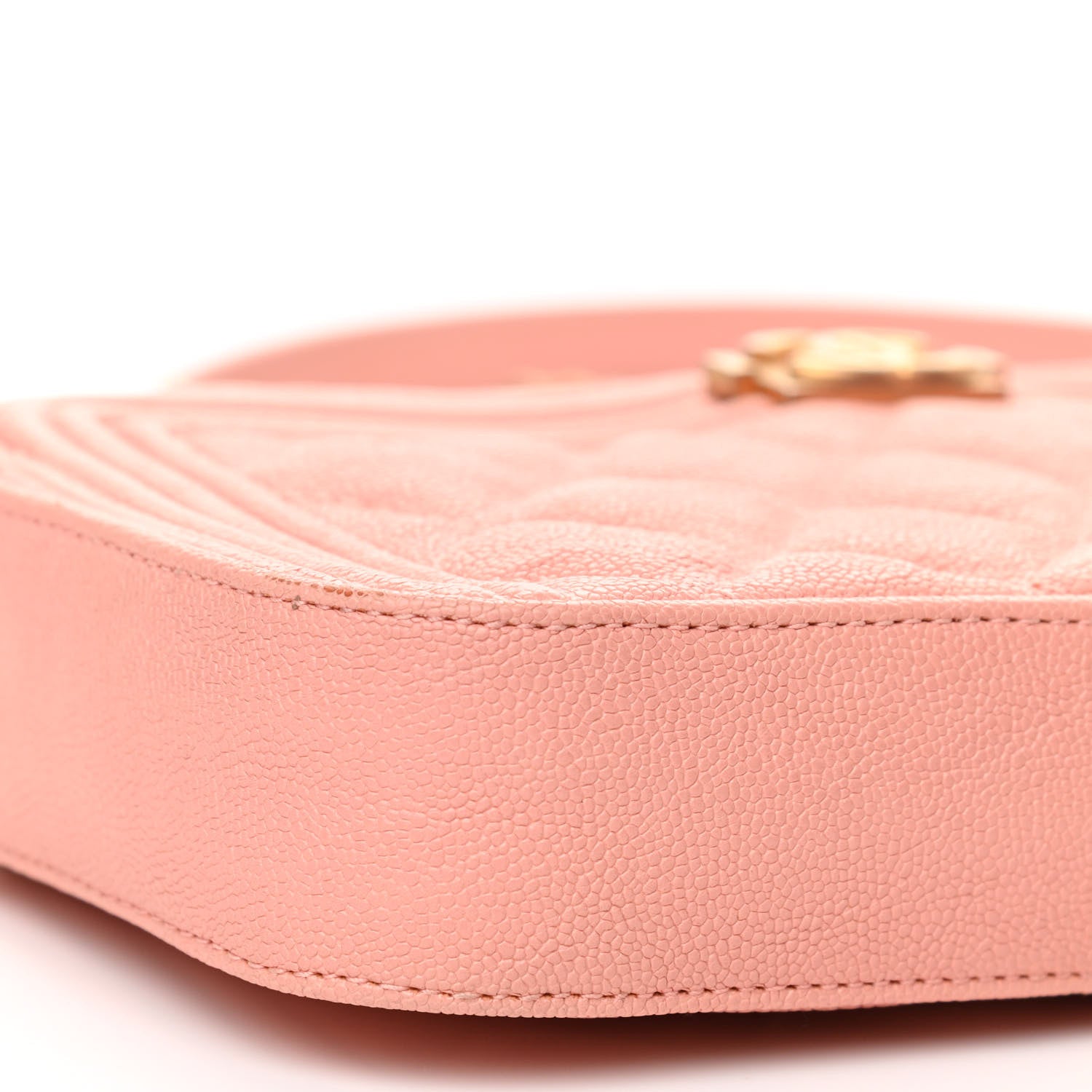 Chanel Caviar Quilted Small Boy Clutch With Chain Light Pink 11 of 12