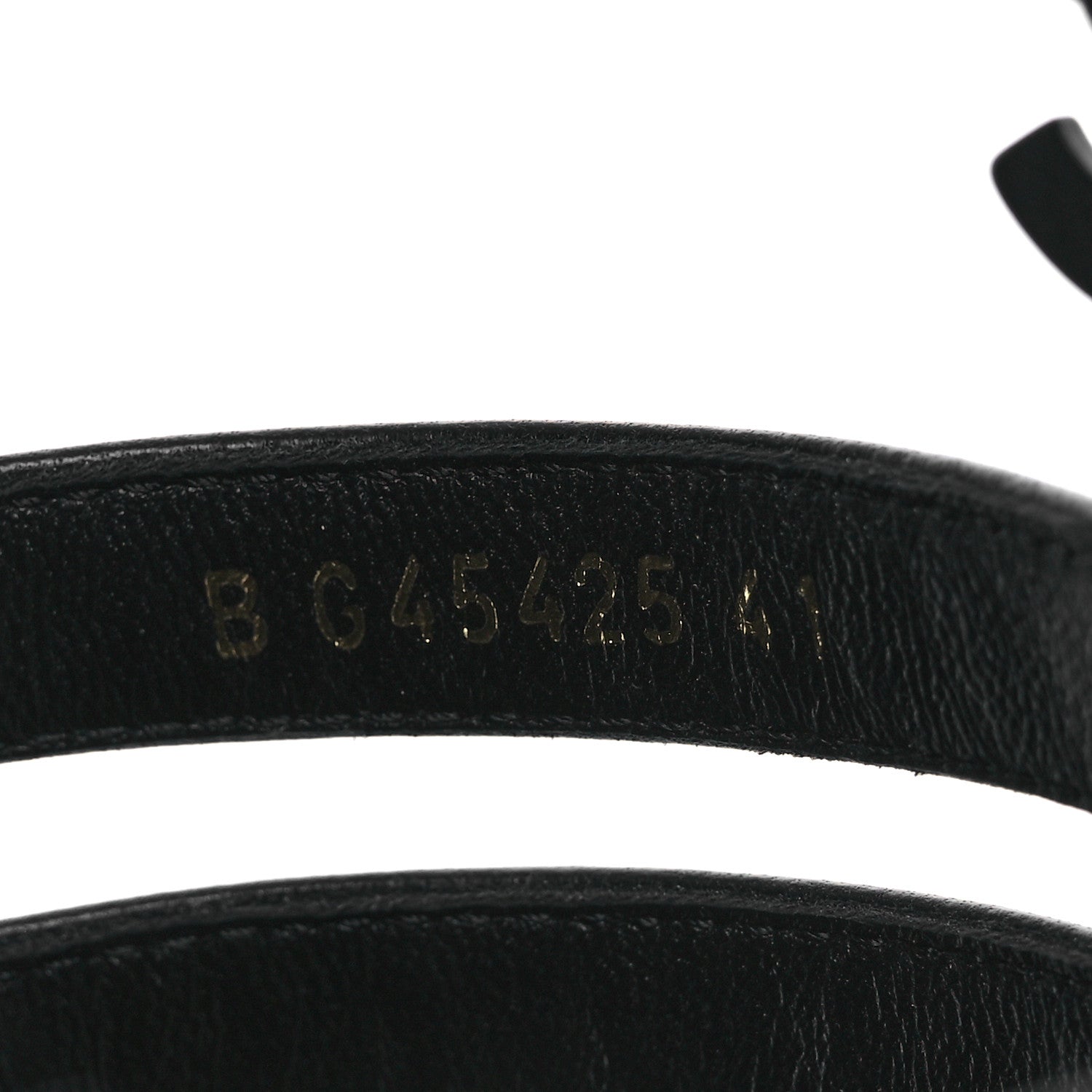 Chanel Lambskin Espadrille Sandals 41 Black 10 of 14