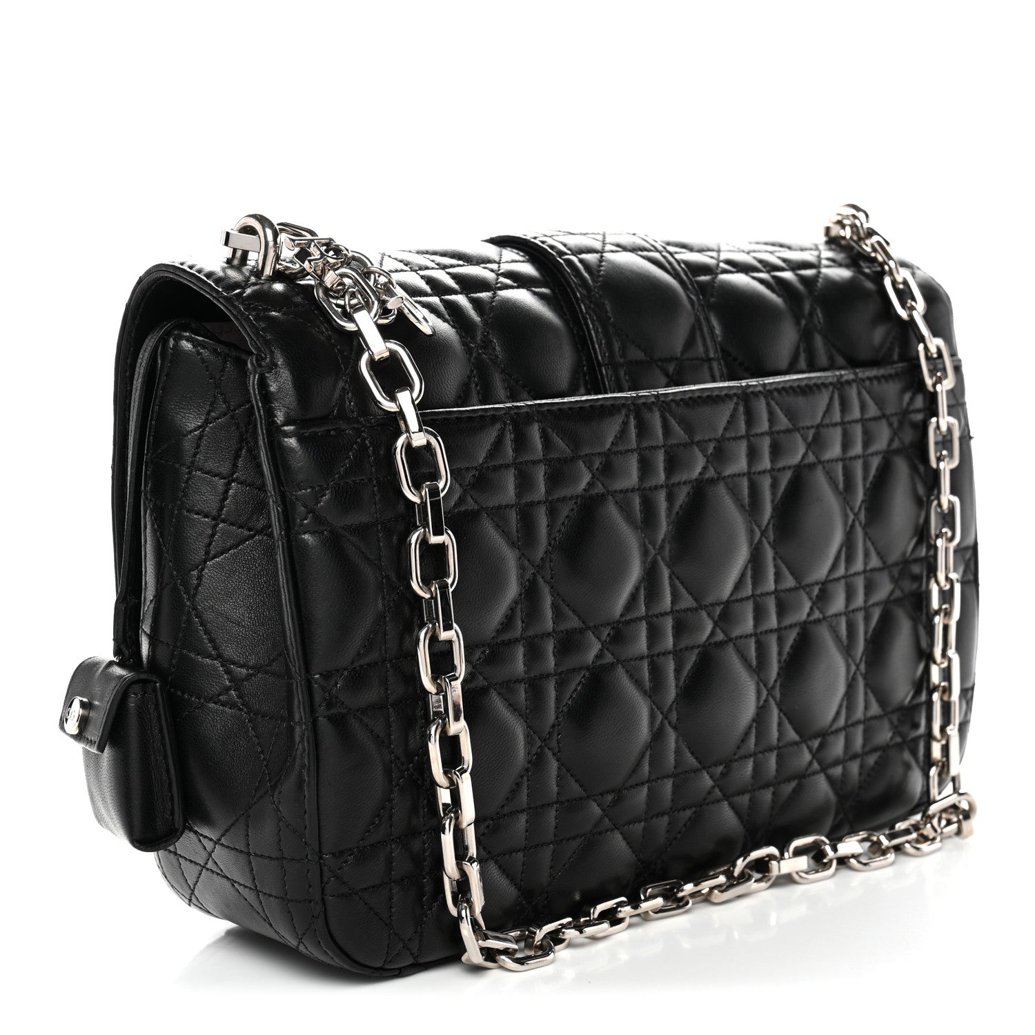 Christian Dior Lambskin Cannage Medium Miss Dior Flap Black 3 of 10