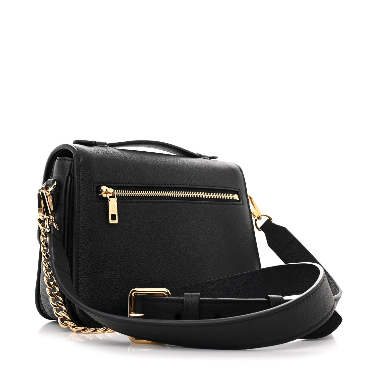 Grained Calfskin Lockme Oxford Black