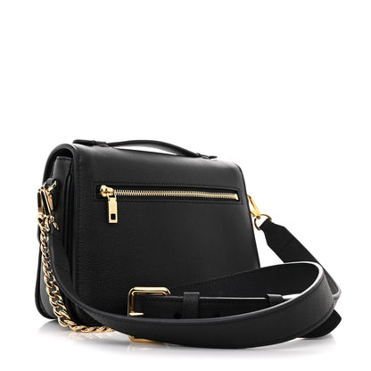 Louis Vuitton Grained Calfskin Lockme Oxford Black 3 of 10