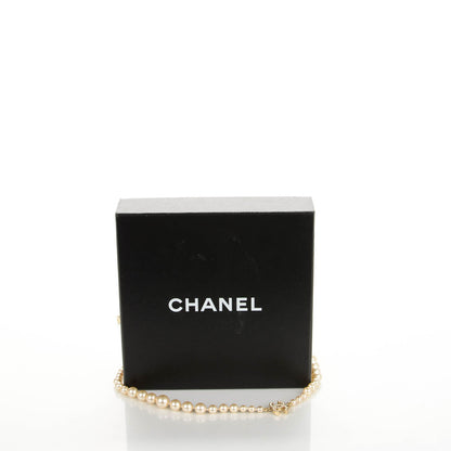 Chanel Graduated Pearl CC Long Necklace Gold 6 of 6