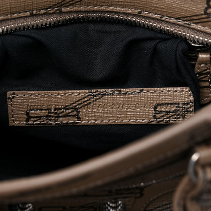 Balenciaga Coated Canvas BB Monogram Neo Cagole Handbag XS Beige Brown 7 of 9