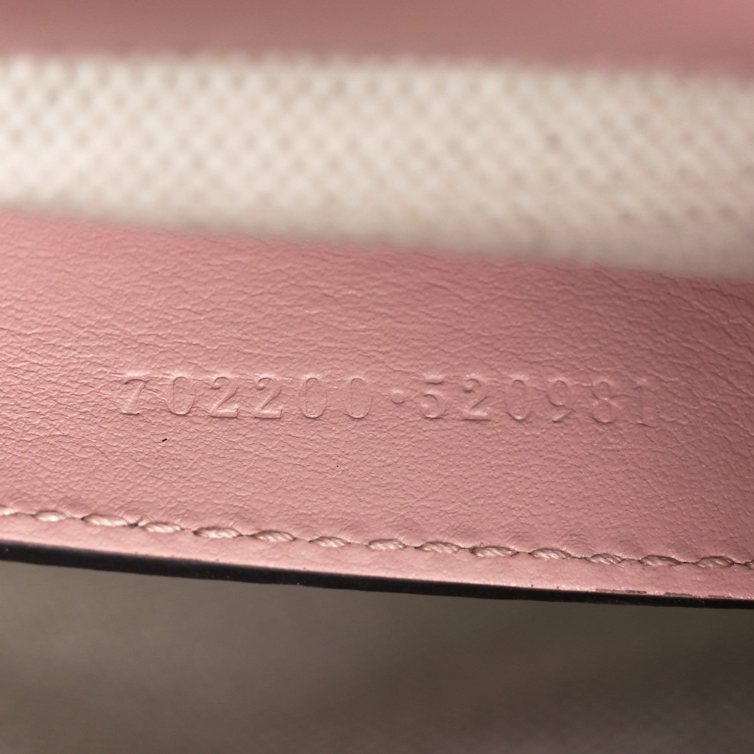 Gucci Calfskin GG Matelasse Small Slim Chain Shoulder Bag Perfect Pink Natural 8 of 11