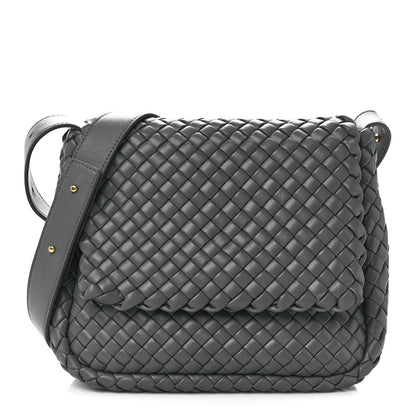 Bottega Veneta Nappa Intrecciato Small Cobble Shoulder Bag Thunder 1 of 12