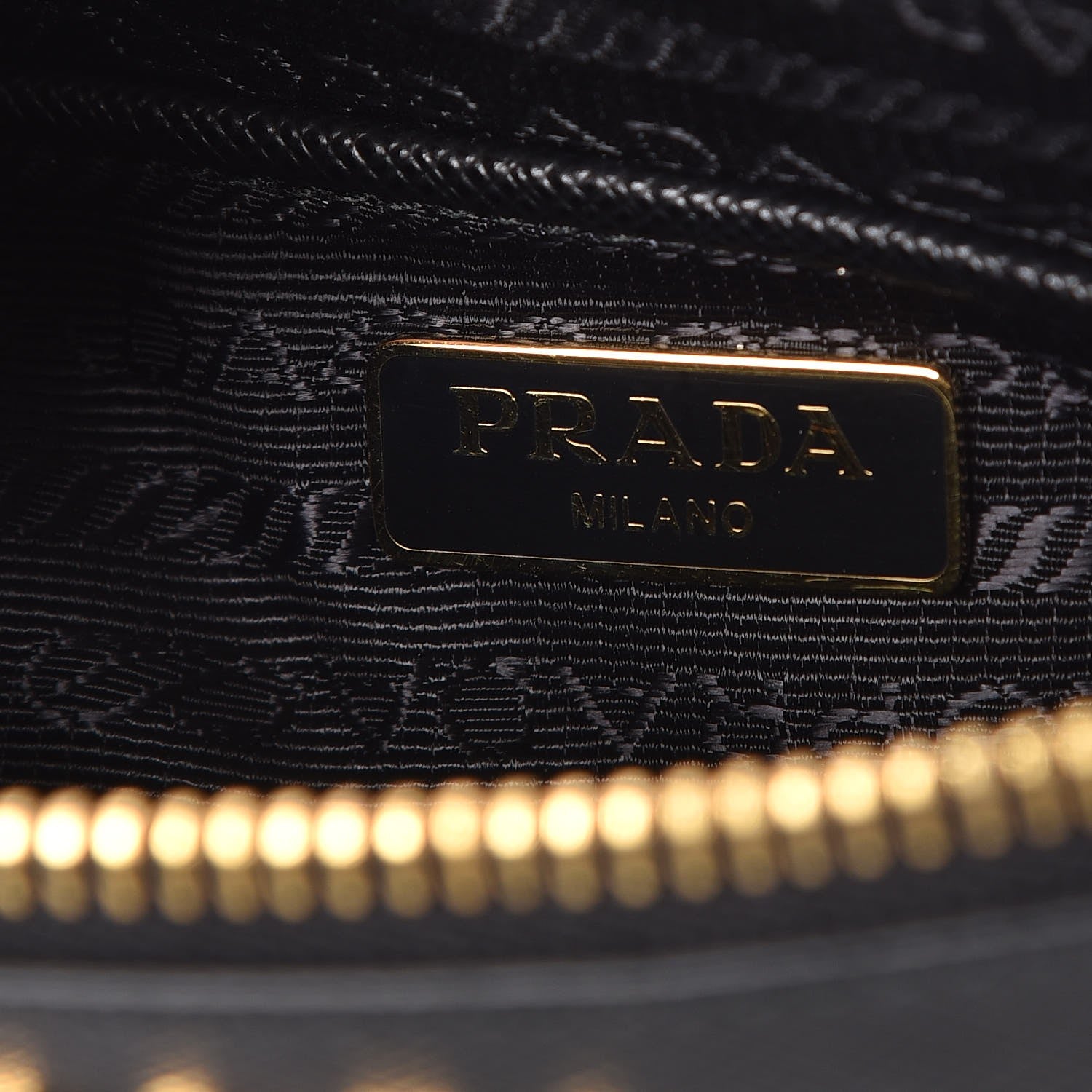 Prada Saffiano Pochette Nero Black 6 of 8