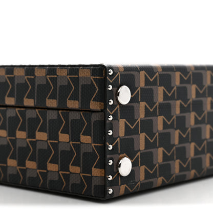 Moynat Toile 1920 Oh! Little Suitcase Carbon Bronze Cognac 9 of 11