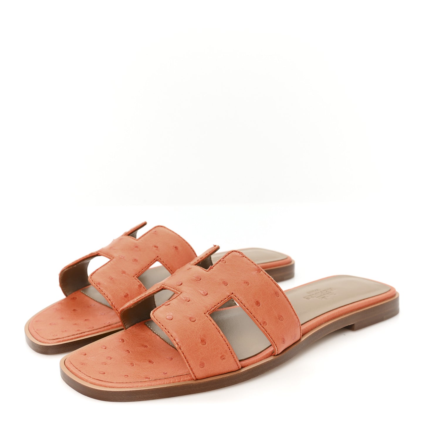 Ostrich Oran Sandals 36 Orange