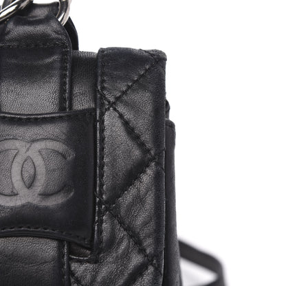 Chanel Lambskin Quilted Small Messenger Bag Black 13 of 17